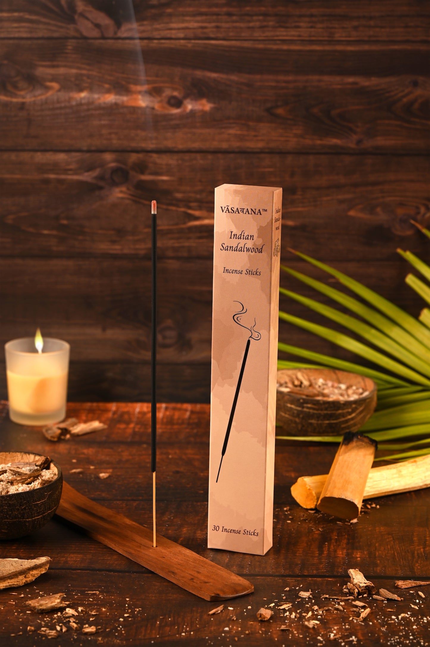 Indian Sandalwood Incense Sticks 30 Sticks