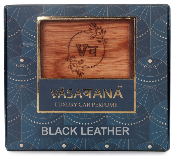 Vāsaवana Luxury Car Perfume - Black Leather