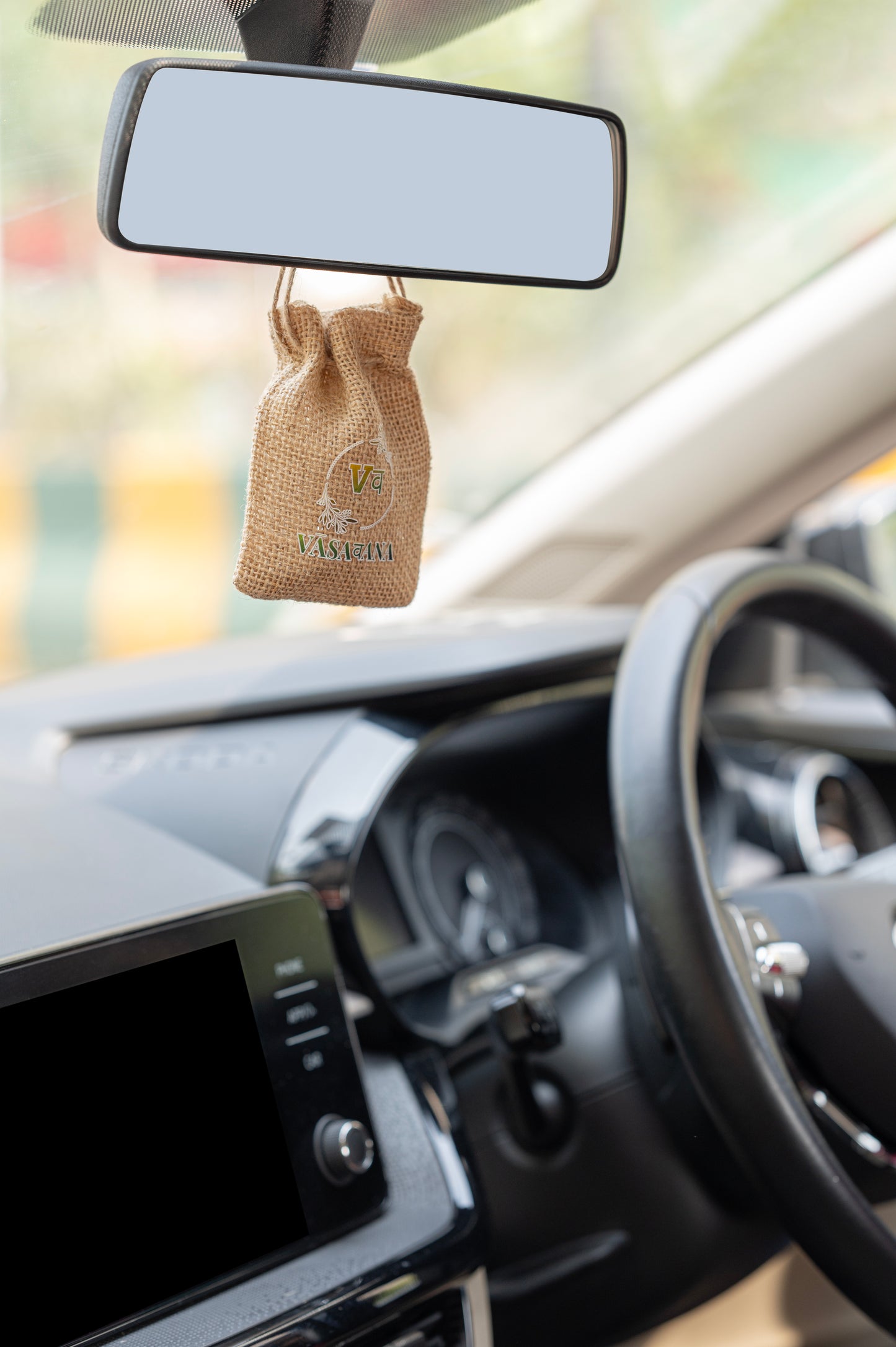 Citrus Torque — Organic Jute Car Perfume | Vāsaवana