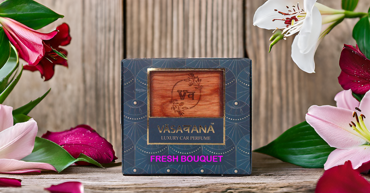 Vāsaवana Luxury Car Perfume - Fresh Bouquet