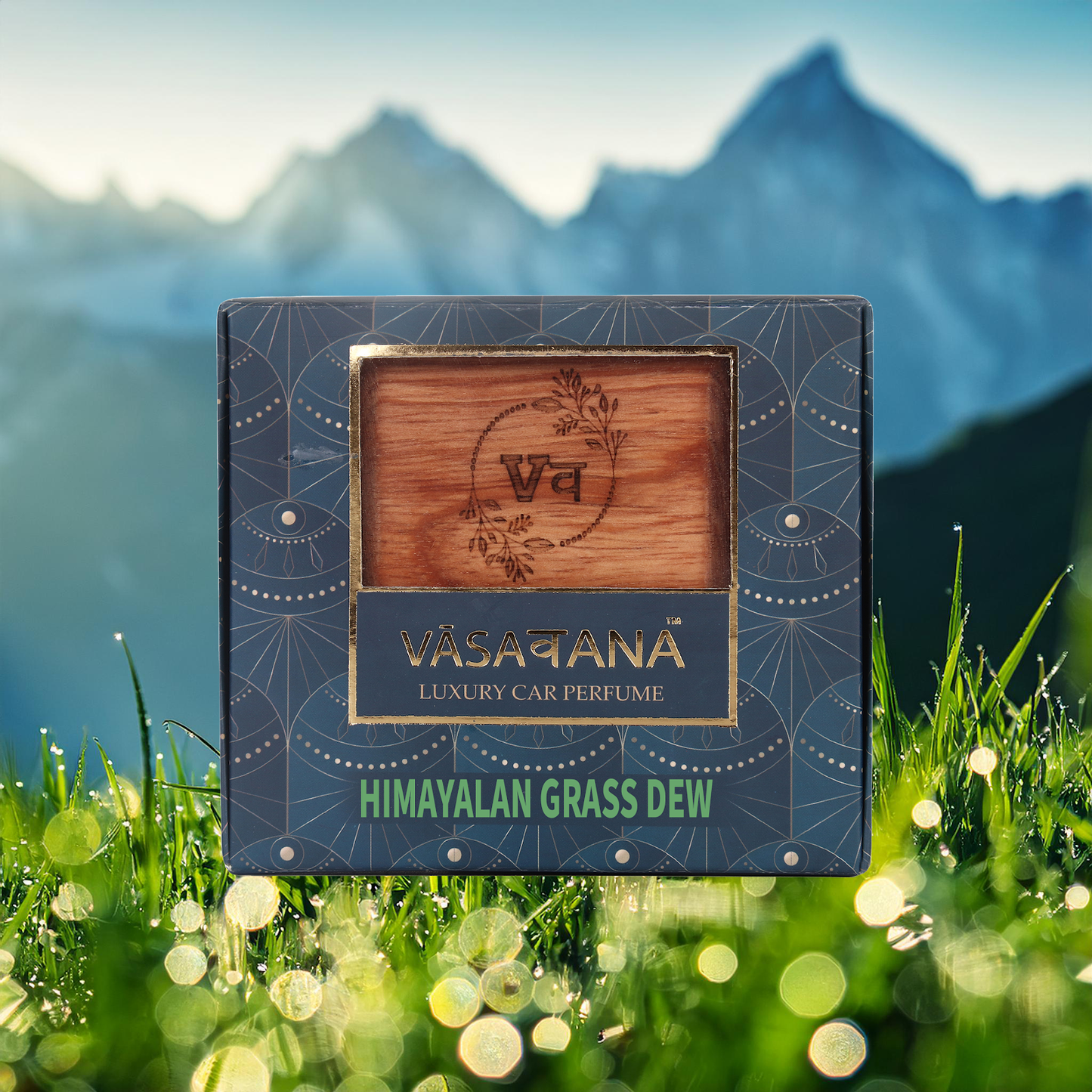 Vāsaवana Luxury Car Perfume - Himalayan Grass Dew
