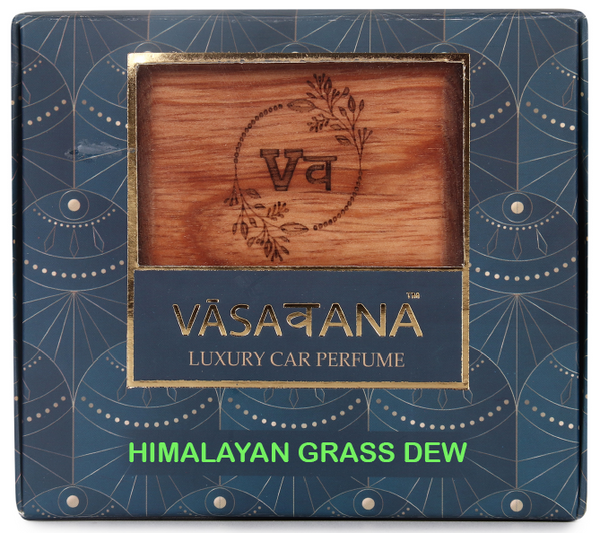 Vāsaवana Luxury Car Perfume - Himalayan Grass Dew
