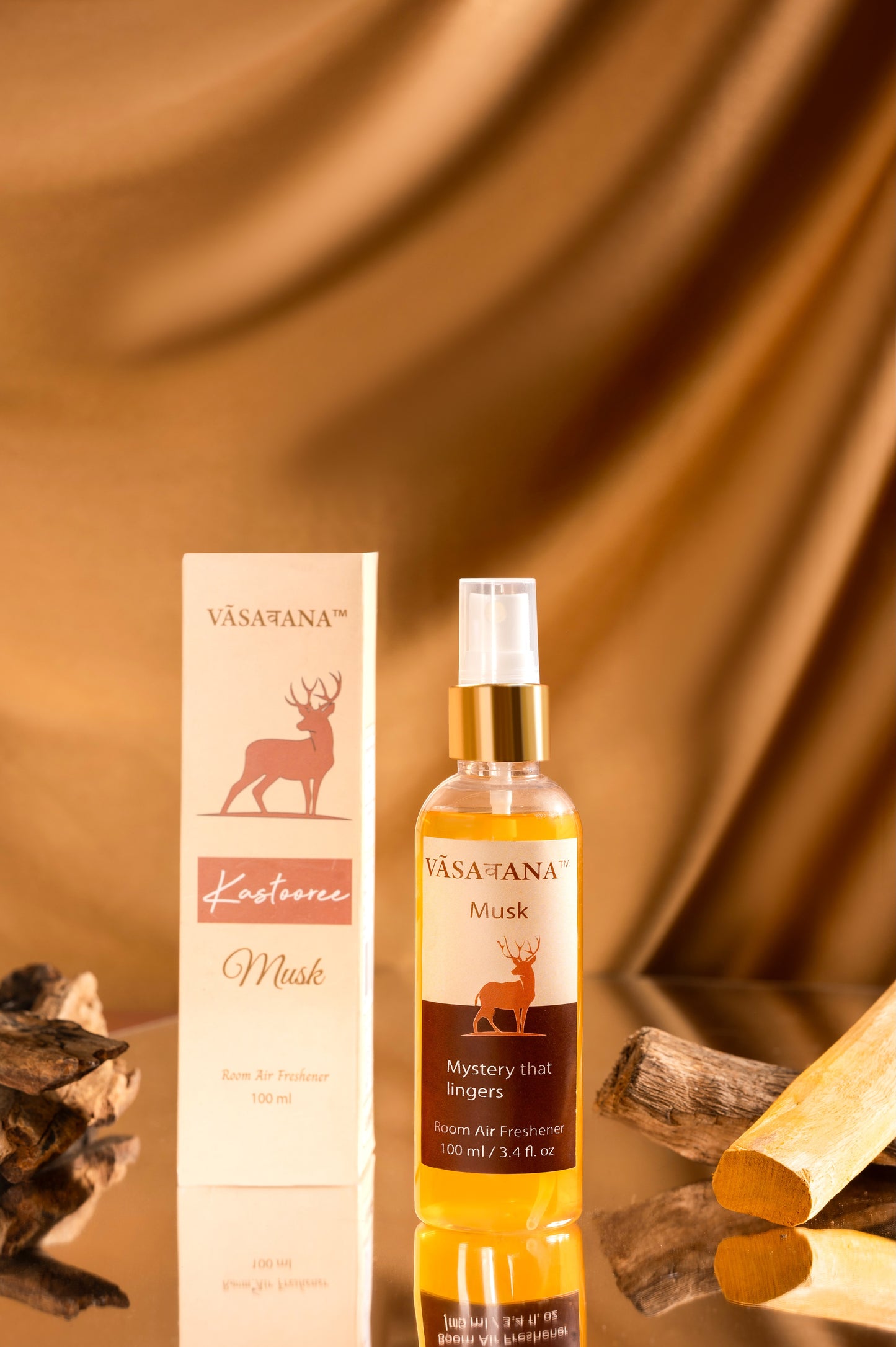 Musk — Room Mist Spray 100ml | Vāsaवana