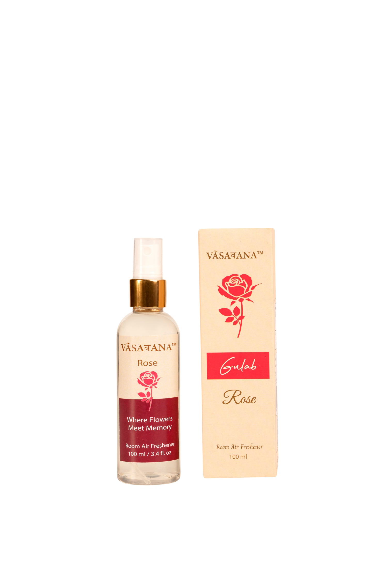 Rose — Room Mist Spray 100ml | Vāsaवana