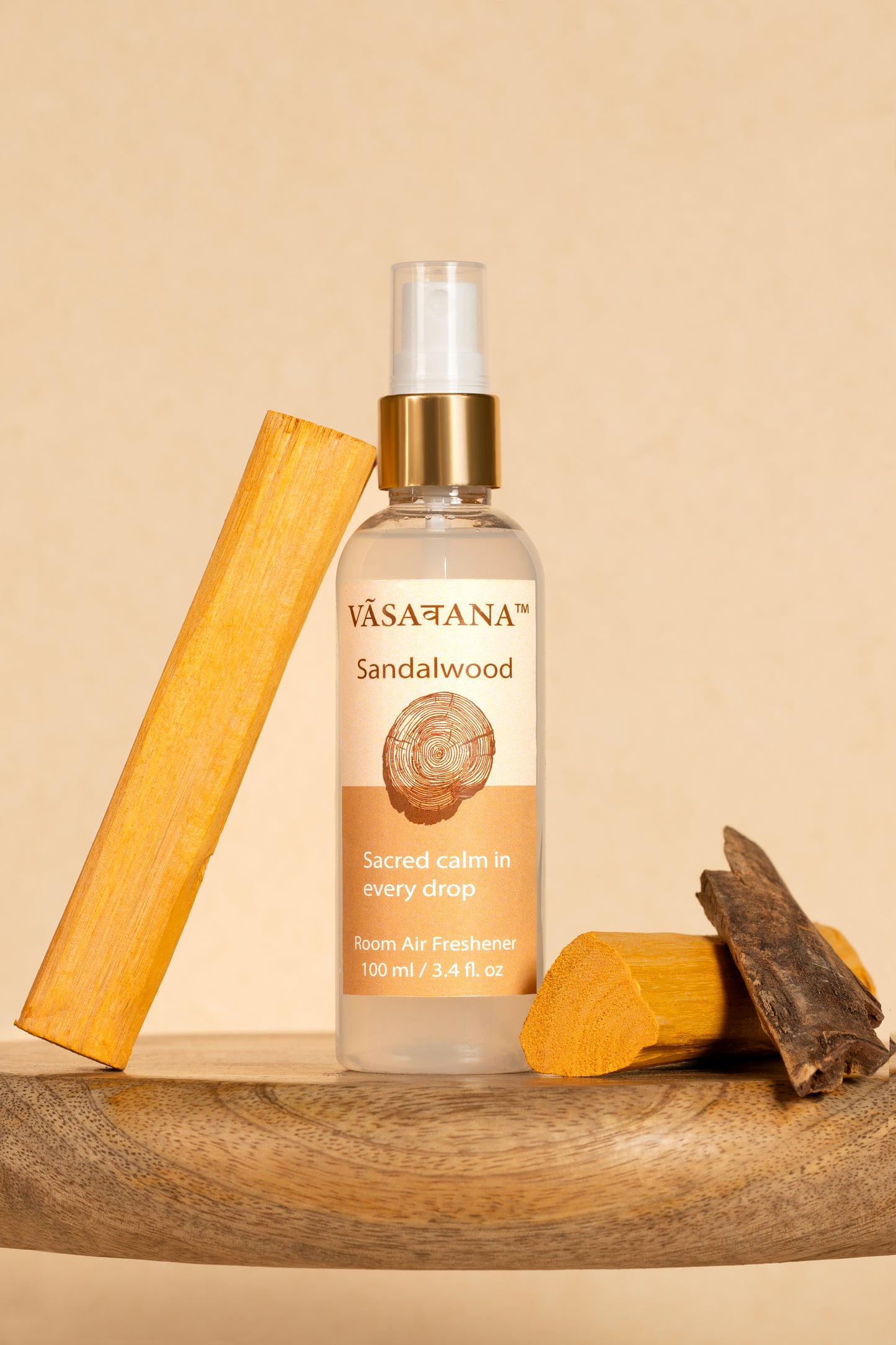 Sandalwood — Room Mist Spray 100ml | Vāsaवana