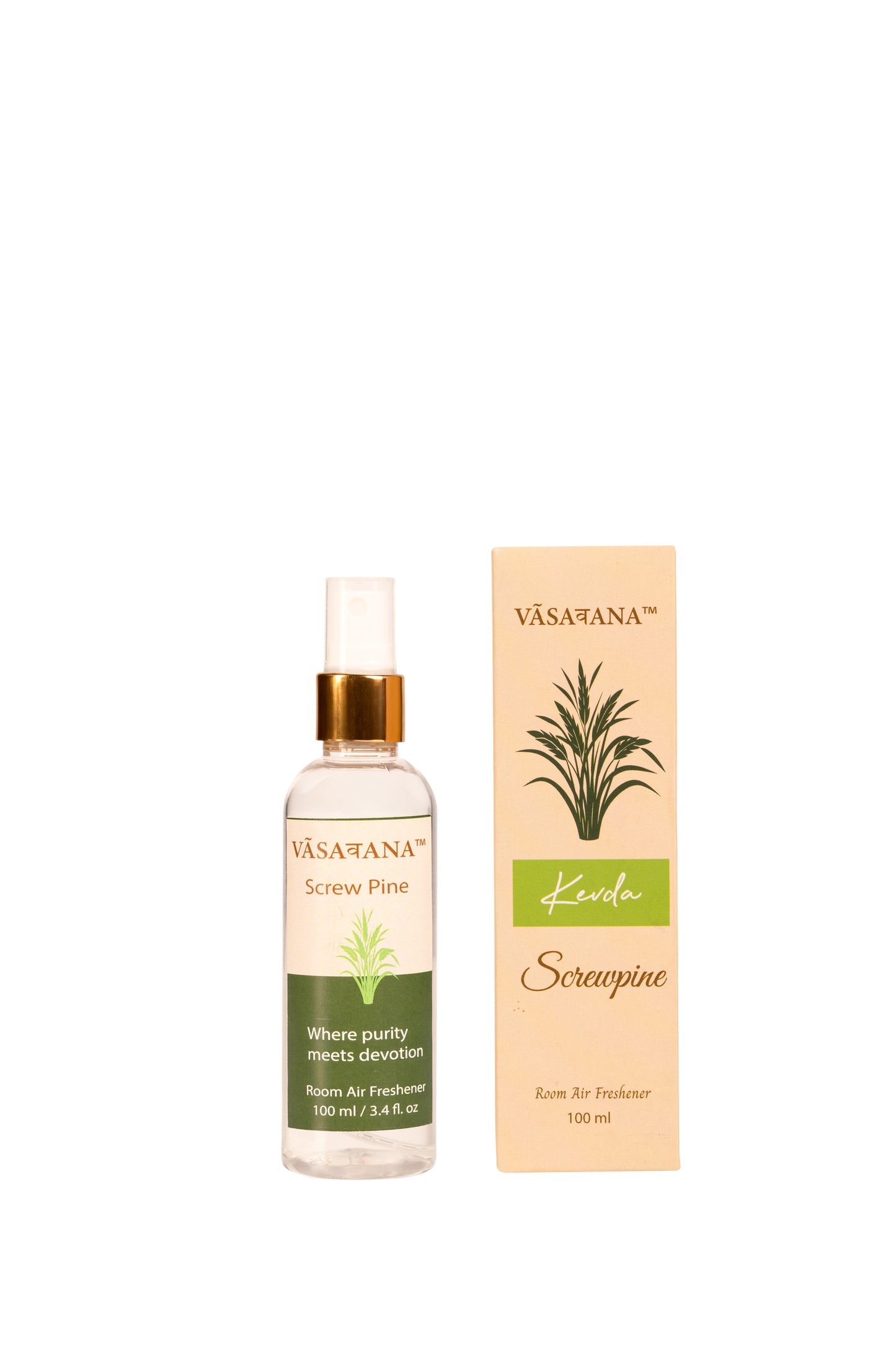 Screwpine — Room Mist Spray 100ml | Vāsaवana